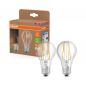 Preview: 2er OSRAM E27 LED Lampe Classic Filament 2,2W wie 40W warmweißes Licht 2700K - Energy efficiency class A - besonders effizient